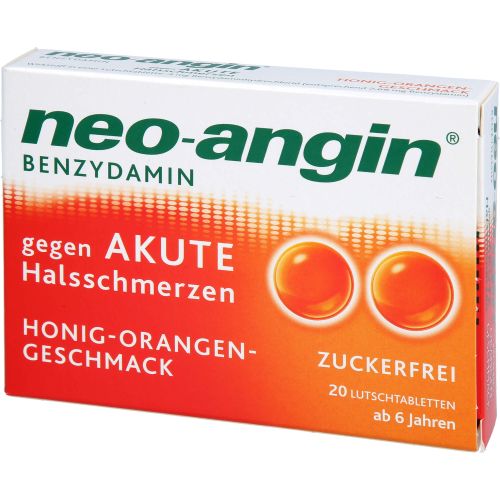 NEO-ANGIN Benzydamin akute Halsschmerz.Honig-Oran.