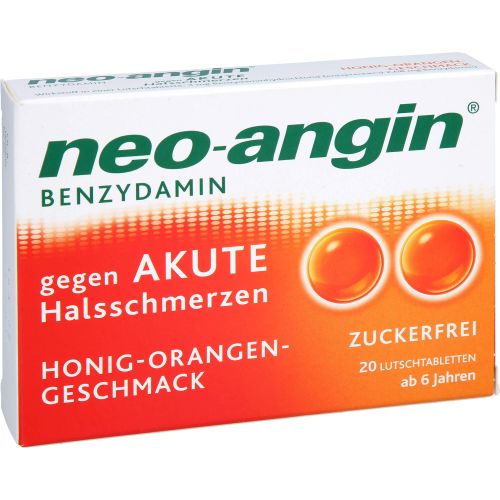 NEO-ANGIN Benzydamin akute Halsschmerz.Honig-Oran.