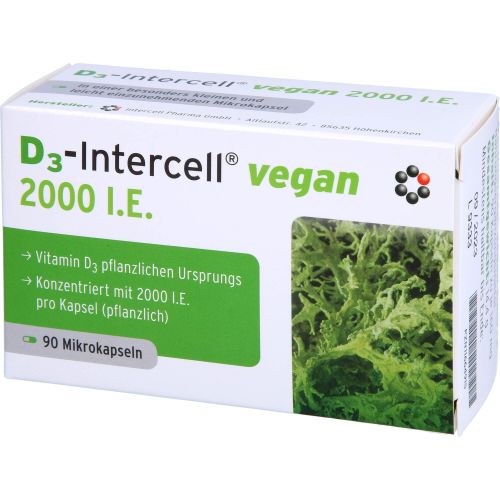 D3-INTERCELL vegan 2.000 I.E. Kapseln