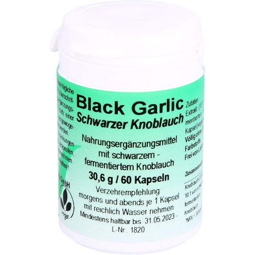 BLACK GARLIC schwarzer Knoblauch Kapseln 60 St