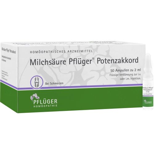 MILCHSÄURE Pflüger Potenzakkord Inj.-Lsg.Amp.