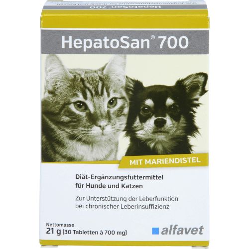 HEPATOSAN 700 Diät-Erg. Futterm. Tab. f. Hund/Katze 30 St