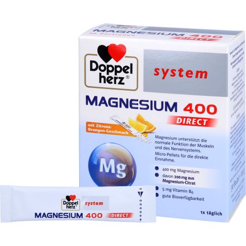 DOPPELHERZ Magnesium 400 DIRECT system Pellets