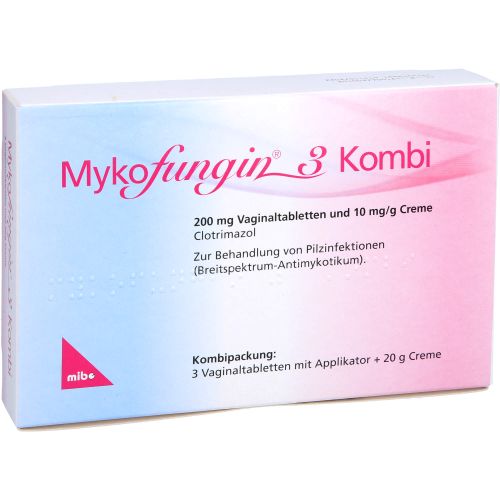 MYKOFUNGIN 3 Kombi 200 mg Vaginaltab.+10 mg/g Cre.