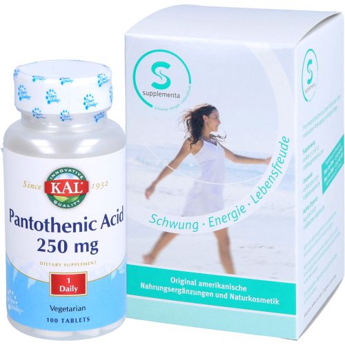 PANTOTHENSÄURE VITAMIN B5 250 mg KAL Tabletten