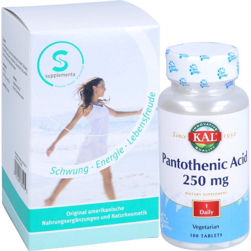 PANTOTHENSÄURE VITAMIN B5 250 mg KAL Tabletten