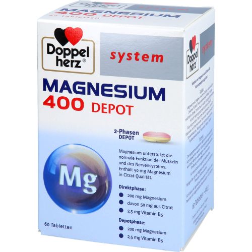 DOPPELHERZ Magnesium 400 Depot system Tabletten