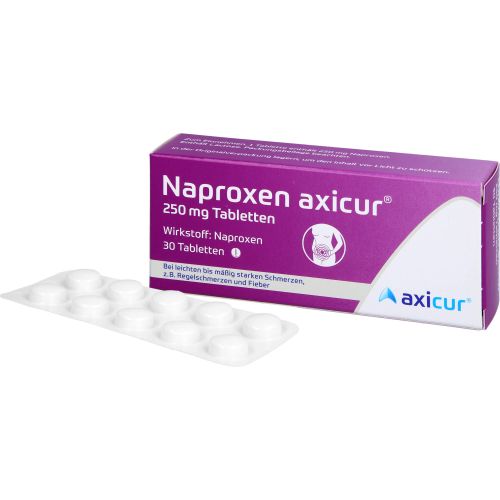 NAPROXEN axicur 250 mg Tabletten