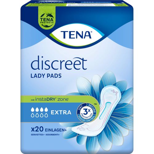 TENA LADY Discreet Inkontinenz Einlagen extra