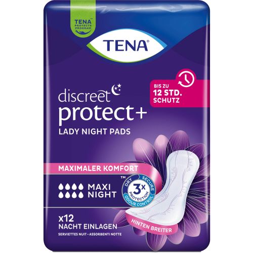 TENA LADY Discreet Inkontinenz Einlagen maxi night