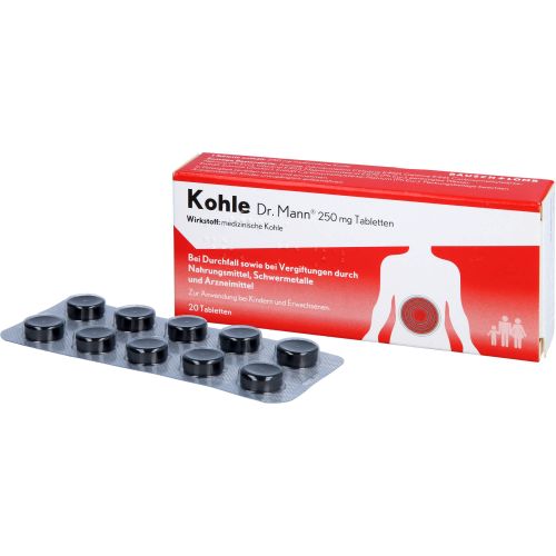 KOHLE Dr.Mann 250 mg Tabletten