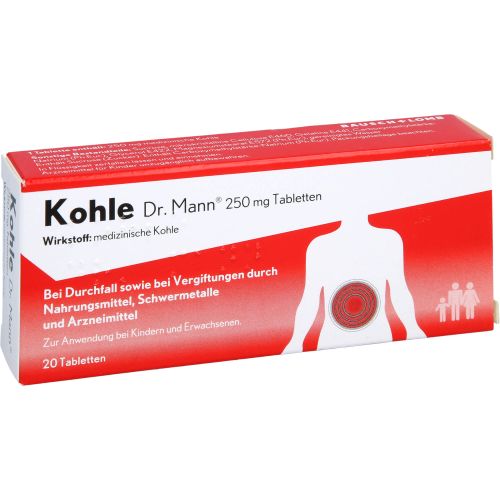 KOHLE Dr.Mann 250 mg Tabletten