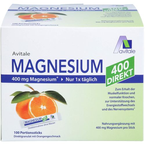 MAGNESIUM 400 direkt Orange Portionssticks