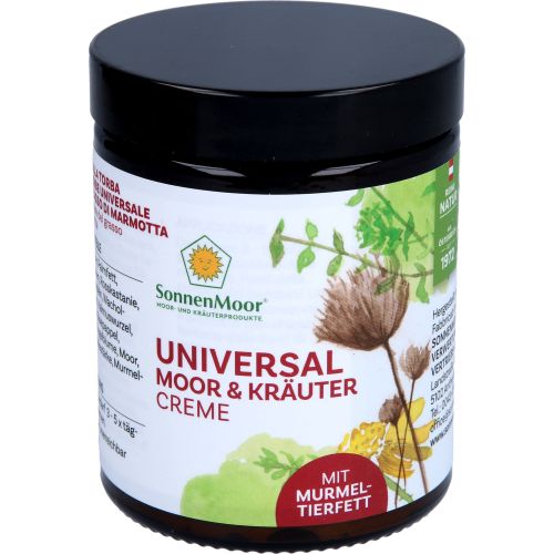 UNIVERSAL MOOR- u. Kräutercreme m. Murmeltierfett 140 g