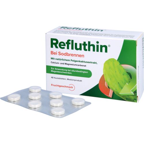 REFLUTHIN bei Sodbrennen Kautabletten Frucht