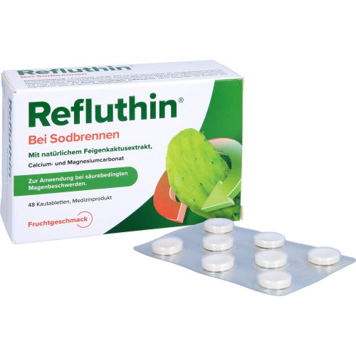 REFLUTHIN bei Sodbrennen Kautabletten Frucht