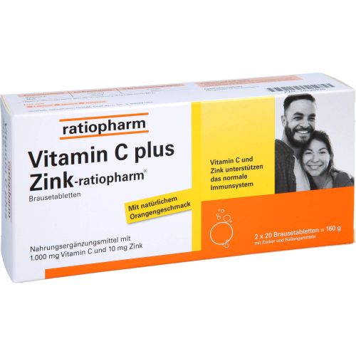 VITAMIN C PLUS Zink-ratiopharm Brausetabletten