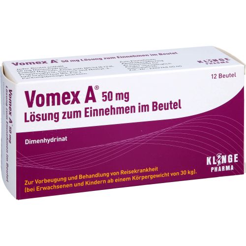 VOMEX A 50 mg Lsg.z.Einnehmen im Beutel