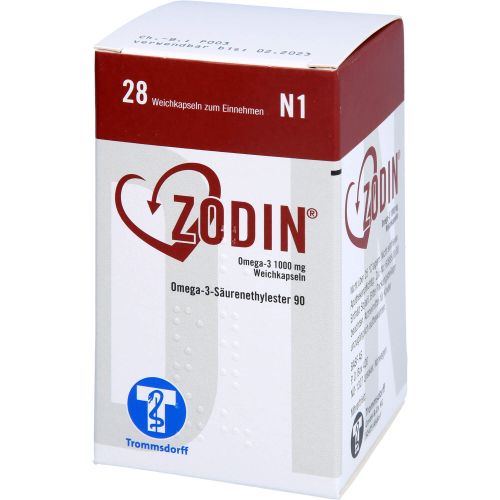 ZODIN Omega-3 1000 mg Weichkapseln