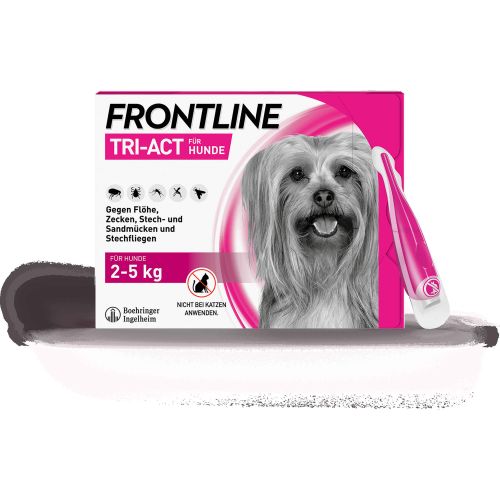 FRONTLINE Tri-Act Lsg.z.Auftropfen f.Hunde 2-5 kg