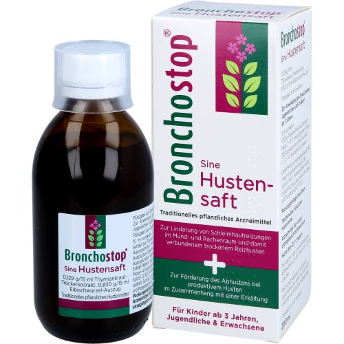 BRONCHOSTOP Sine Hustensaft