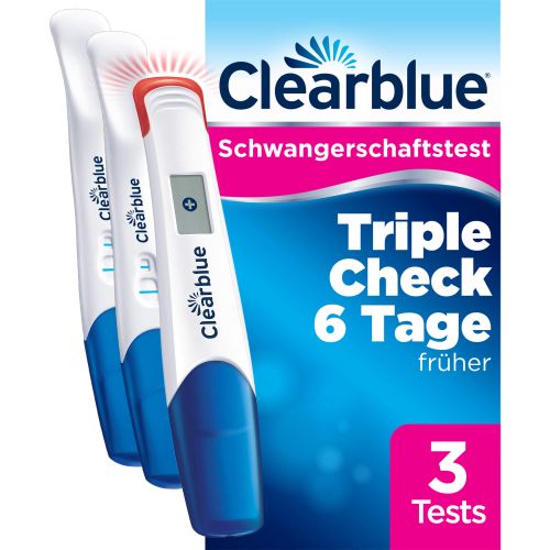 CLEARBLUE Schwangerschaftst.TripleCheck ultra-früh