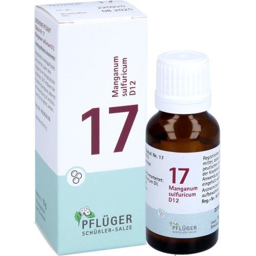 BIOCHEMIE Pflüger 17 Manganum sulfuricum D 12 Gl.