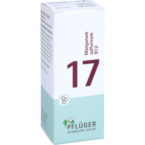 BIOCHEMIE Pflüger 17 Manganum sulfuricum D 12 Gl.