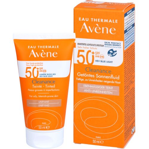 AVENE Cleanance Sonnenfluid SPF 50+ getönt