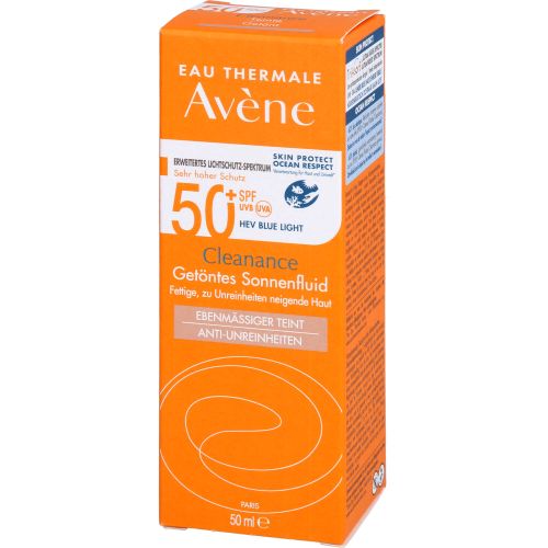 AVENE Cleanance Sonnenfluid SPF 50+ getönt