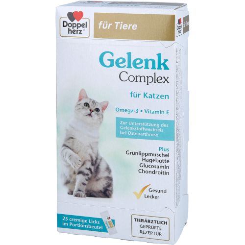 DOPPELHERZ für Tiere Gelenk Complex Port.B.f.Katze