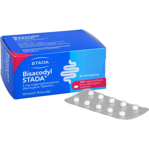 BISACODYL STADA 5 mg magensaftres.überzog.Tabl.