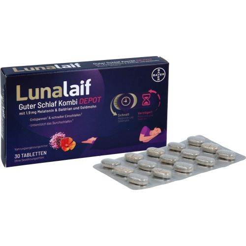 LUNALAIF Guter Schlaf Kombi Depot Tabletten