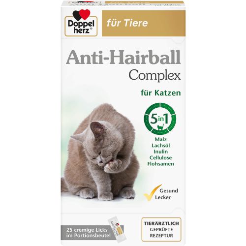 DOPPELHERZ für Tiere Anti-Hairball Complex Katzen