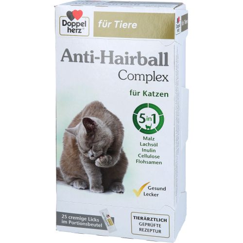 DOPPELHERZ für Tiere Anti-Hairball Complex Katzen