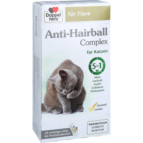 DOPPELHERZ für Tiere Anti-Hairball Complex Katzen