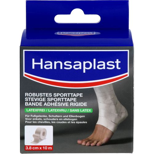 HANSAPLAST robustes Sporttape 3,8 cmx10 m weiß