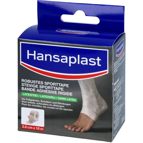 HANSAPLAST robustes Sporttape 3,8 cmx10 m weiß