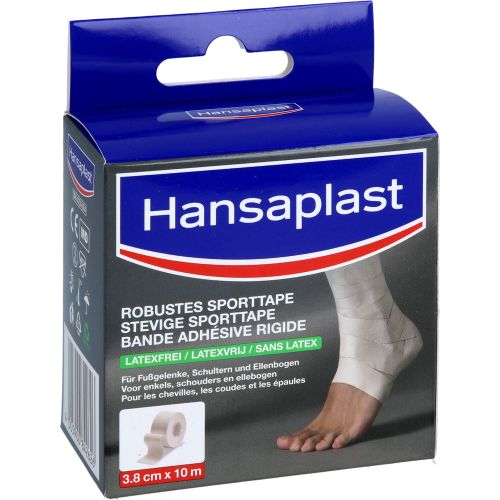 HANSAPLAST robustes Sporttape 3,8 cmx10 m weiß