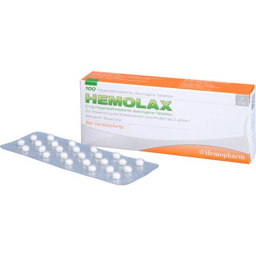 HEMOLAX 5 mg magensaftresistente überzogene Tabl.