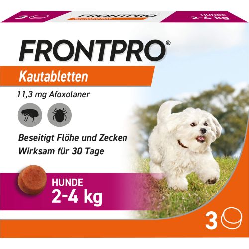 FRONTPRO 11 mg Kautabletten f.Hunde 2-4 kg