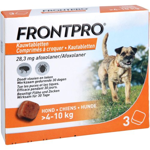 FRONTPRO 28 mg Kautabletten f.Hunde >4-10 kg