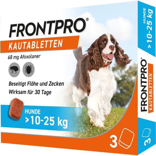 FRONTPRO 68 mg Kautabletten f.Hunde >10-25 kg