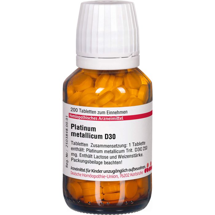 PLATINUM METALLICUM D 30 Tabletten