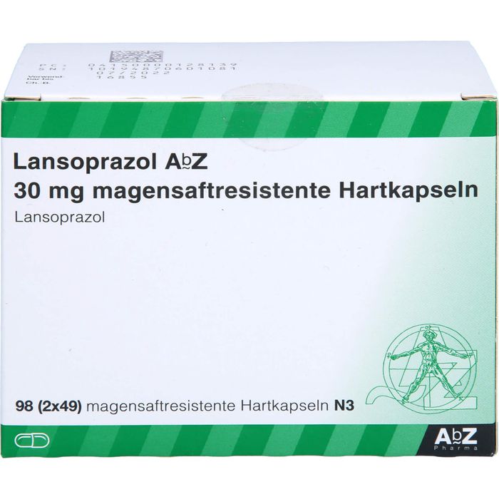LANSOPRAZOL AbZ 30 mg magensaftres.Hartkaps.
