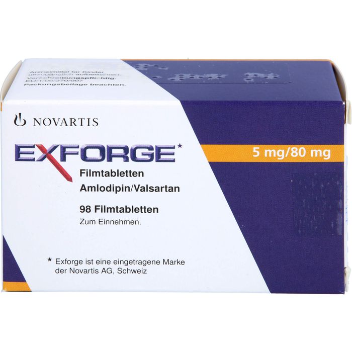 EXFORGE 5 mg/80 mg Filmtabletten