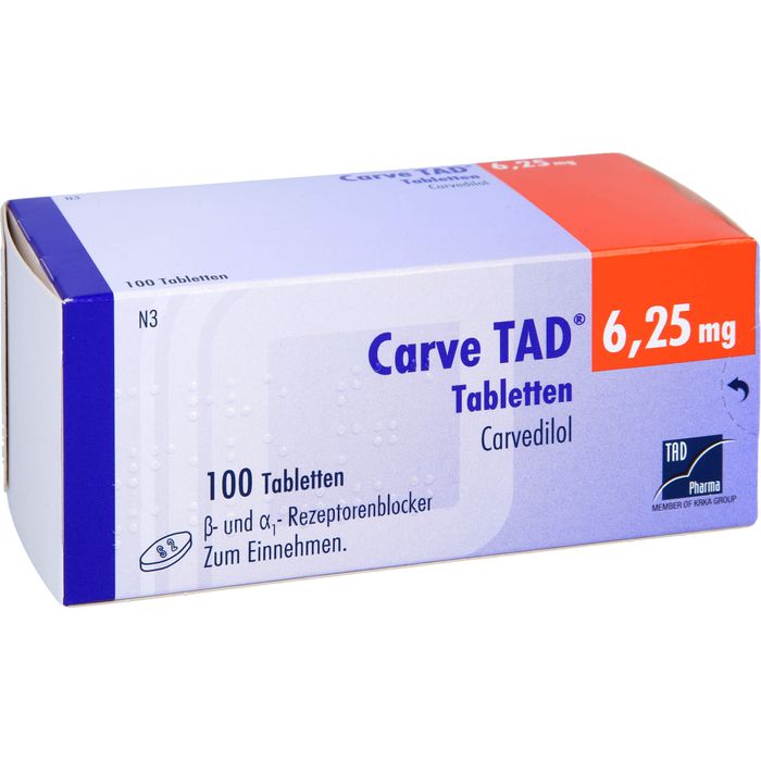 CARVE TAD 6,25 mg Tabletten