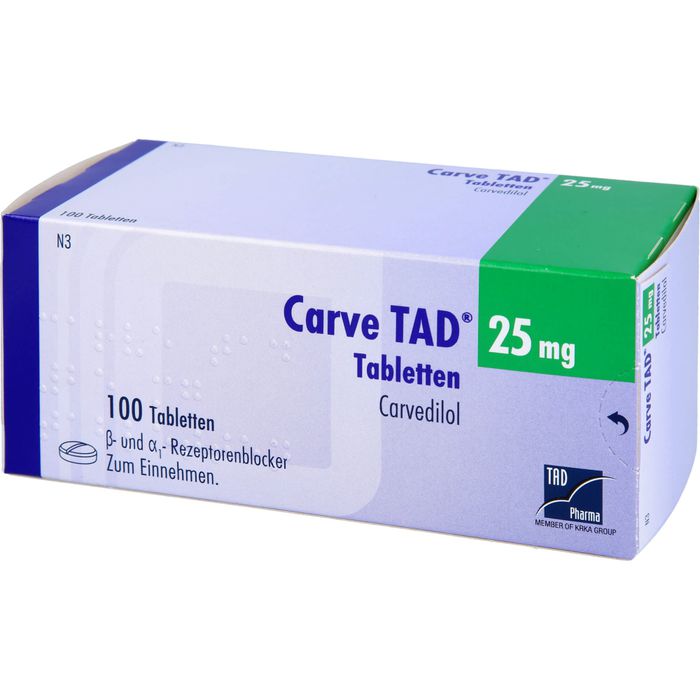 CARVE TAD 25 mg Tabletten