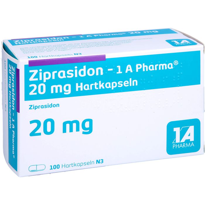 ZIPRASIDON-1A Pharma 20 mg Hartkapseln