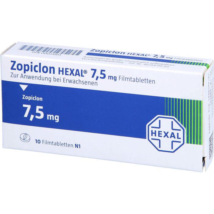 ZOPICLON HEXAL 7,5 mg Filmtabletten